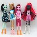 1pcs High Quality Fasion Monster Dolls Draculaura/Clawdeen Wolf/ Frankie Stein / Black WYDOWNA