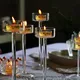 Glass Candle Holders Set Tealight Candle Holder Home Decor Wedding Table Centerpieces Crystal Holder