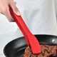 Kitchen Silicone Non-Slip Food Clip Buffet Steak Bread Barbecue Tongs Spatula Sandwich Baking Clamps