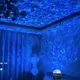 1pc Starry Projector Light 7 Color Patterns Remote Control Multifunctional Polar Projector Night