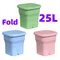 25L Large Portable Washing Machine Folding and Dryer Bucket for Clothes Tourists Travel Automatic