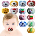Silicone Funny Nipple Football Pacifier Baby Soother Toddler Orthodontic Nipples Cute Pattern