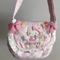 Japanese Sanrio Hello Kitty Sweet and Cute Girl Heart Ins Style Simple One Shoulder Crossbody Bag