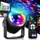 Sound Activated Rotating Light Colorful LED Strobe Light Sound Activated Stage with Remote Control