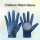 Autumn Winter Children's Gloves Kids Reflect Light Waterproof Non-Slip Fleece Warm Riding Boy Ski