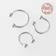 925 Sterling Silver Nose Septum Rings Horseshoe Piercing Jewelry 16G Cartilage Helix Tragus Earring