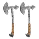 2pcs Halloween Costume Plastic Toy Costume Party Accessories 50x23cm Viking Axe Cosplay Haunted