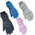 2024 Children Ski Gloves Keep Finger Warm Waterproof Thicken Mittens Winter Snowboard Snow Kids