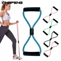 8 Shape Yoga Pull Up Band Elastic Band Rope Latex Rubber Arm Resistance Fitness Exercise Chest