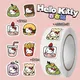 New Gourmet Hellokitty Roll Stickers Anomalous Big Roll Cute Cartoon Hand-painted Ins Decorated with