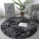 40/60/80cm Small Round Shaggy Rug Soft Anti-Skid Mat Living Room Bedroom Carpet Home Decor Winter