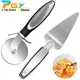 Premium Stainless Steel Kitchen Pizza Cutter Wheel Server Tools Home Knife Waffle Cookies Cake Bread