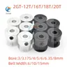 GT2 12T 16T 18T 20Teeth 2GT Timing Pulley Bore 3 3.175 4 5 6.35 8mm Part For Width 6 10 15mm Timing