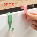 2PCS Cabinet Door Hook Colorful Kitchen Door Rear Hanger Drawer Office Table Key Bag Storage Hook