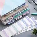 10 Sheets Index Labels Stickers Sticky Index Tabs Writable File Tabs Flags Diary Notebook Books Page
