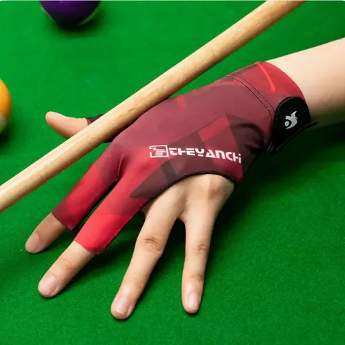 3 Finger Billard handschuhe atmungsaktiver Snooker Billard handschuh rutsch feste linke Hand Billard