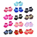 Knitted Mittens Kids Winter Gloves Toddler Thicken Cozy Gloves Windproof Mitten Unisex Boy Girl Full