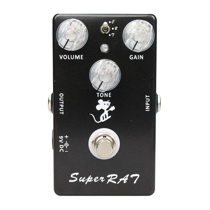 Demonfx super rat ts rot iihigh Qualität Gitarren effekt Pedal Overdrive Distortion Booster drei Modelle mit echtem Bypass Image
