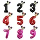 2pcs Disney Mickey Minnie Mouse Party Foil Balloons Mickey Head Balloon 32inch Number Balloon Baby