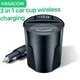 40W Wireless Charger Car Cup 3 in 1 Rechargeable iPhone 14 13 12 X Pro Max Samsung Huawei Xiaomi