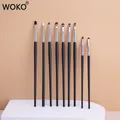 9 stücke Eyeliner Wisch pinsel Präzisions wisch Make-up Pinsel Set Pferdehaar Lidschatten Wisch