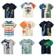 Children Short Sleeve T-shirts Korean Version Kids Clothing Boy Baby Cotton Tees 2-9 Years Summer