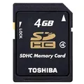 Toshiba 4GB SD Card SDHC Class 4 Flash Speicher Karte C4 P-SDHC4G4 Echte High-Speed-Speicher SD Für