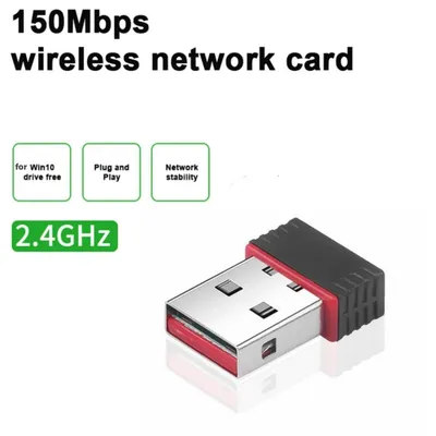 Wireless 2.4G 150M Mini USB Wifi Network Card Adapter WLAN IEEE802.11n USB2.0 Wifi Receiver for