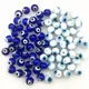 6mm 8mm 10mm Blue/White Glass Beads Evil Eye Beads for Jewelry Making DIY Handmade Bracelets