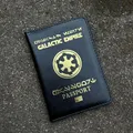 Galactic Empire Passport Cover Star Travel Wallet Document Organizer Covers for Passports