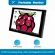 Raspberry Pi 7 Inch NONTouch Screen IPS 1024x600 HD LCD HDMI- Display for RPI 4B 3B+ 3B PC