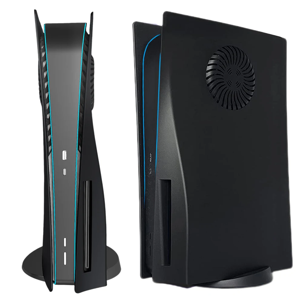 Disc Edition Ersatz-Frontplatte mit Lüftungsschlitzen-Abdeckung für die PS5-Konsole. Schutzhülle für die Playstation 5-Disc-Version Image