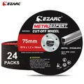 EZARC Cut Off Wheels 24Pcs 75mm x 1.2 x 10mm Cutting Wheel Metal & Stainless Steel Cutting Disc