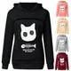 Pet Träger Verdicken Shirts Katzen Liebhaber Hoodie Kangaroo Hund Pet Paw Pullover Cuddle Beutel