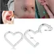 16g Edelstahl/Titan Nasenring für Frauen Daith Piercing Ohrringe Creolen Herz Clicker Helix Knorpel