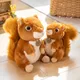 Adorbale Furry Hair Big Umbrella Tail Plush Toy Realistic Squirrel Cute Soft Stuffed Animals Doll