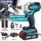 520N.m Cordless Electric Impact Wrench Brushless Electric Wrench Hand Drill Socket Power Tool For