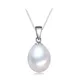 925 Sterling Silver Pearl Pendant Necklace For Women Real Natural Pearl Pendant Chain Necklace Girl