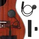 Akustische Gitarre Pickup Professionelle Schwarz Piezo Kontakt Pickup für Ukulele Violine Cello