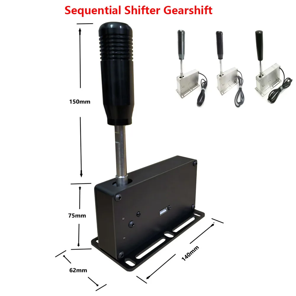 PC Sequential Shifter Schalthebel Sim für Logitech G27 G29 G920 G25 Racing Spiel Für Thrustmaster T300RS/GT T500 Für ETS2 Simracing Image