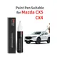 Farb stift geeignet für Mazda CX5 Farb fixierer Perl glanz weiß Platin Stahl grau Seele rot CX4 Auto