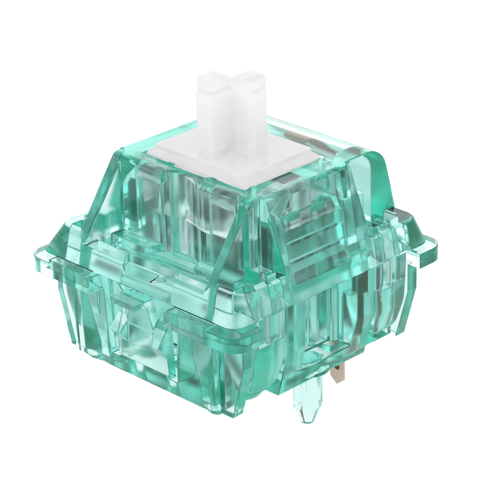 DUROCK Silent T1 Shrimp 67 g vergoldete Feder 5 Pins Silent Tactile Switches Heavy Tactility Quiet Mechanical Keyboard Switches Image