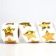 100-500Pcs Folie Stern Aufkleber Holographische Gold Star Aufkleber für Kinder Belohnung Etiketten