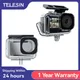 Telesin 45m action kamera wasserdichtes gehäuse für dji action 3 4 unterwasser tauch gehäuse