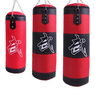 Boxsack ungefüllte Boxen hängen Boxsack mma Kampf Karate Fitness Punsch Sandsack Kicking Muay Thai