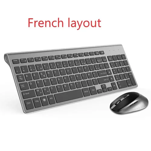 Französische Tastatur kabellose Maus azerty geeignet für Spiel-PC-Spieler IMAC TV Französische