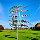 1 Stück magische kinetische Metall windmühle Spinner Wind fänger kreative Garten Garten Garten
