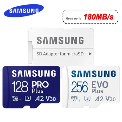 Samsung evo plus micro sd karte 128gb 64gb 512gb 256gb speicher karte sd u1 u3 4k micro sd pro plus