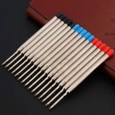 Hohe qualität 10Pc Rot blau schwarz FIT FÜR metall STIFT Stil GESCHENK Kugelschreiber Minen Business