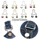 10 Stück Mini Puppe Gürtel Knöpfe Mode Kürbis Stil Metall puppen Schnallen DIY Hosen Taschen Zubehör